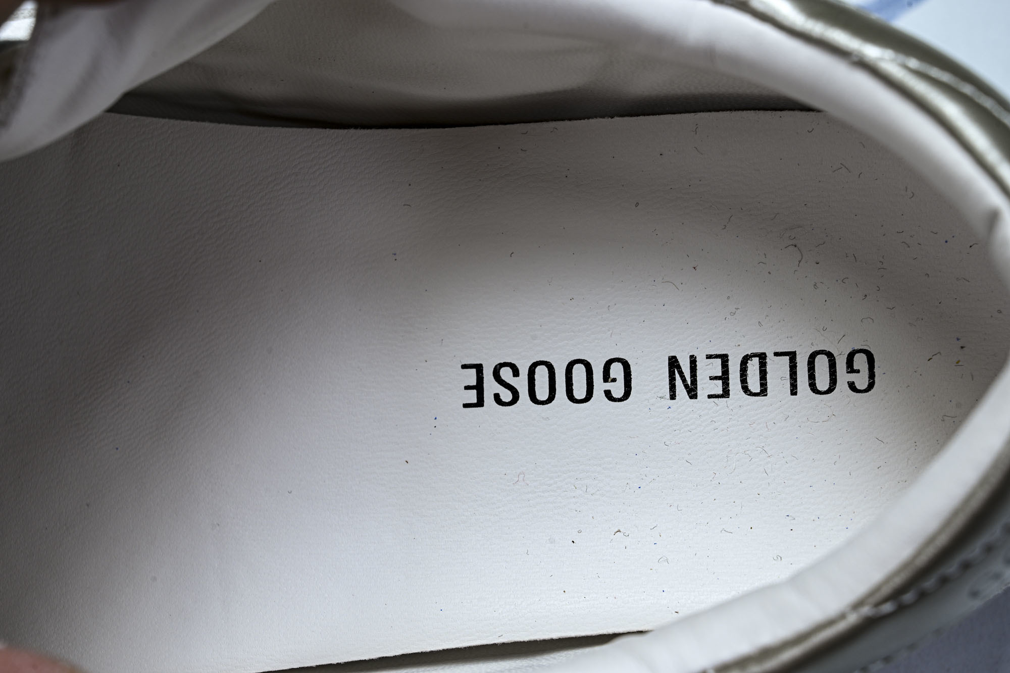 Golden Goose GGDB 麂皮拼接厚底系带休闲鞋女板鞋_CM_1 #YZ006Golden G