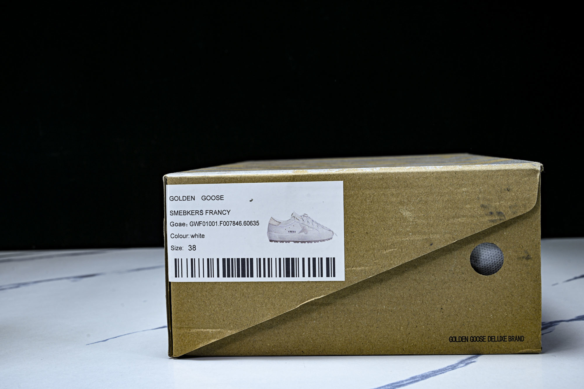 Golden Goose GGDB 麂皮拼接厚底系带休闲鞋女板鞋_CM_1 #YZ006Golden G