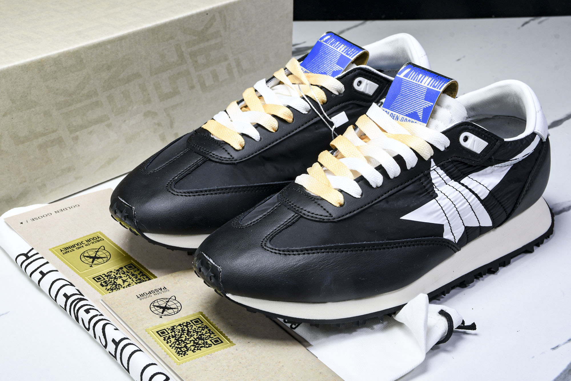 Golden Goose Marathon  舒适运动低帮生活休闲鞋 #YZ006GGDB Marath