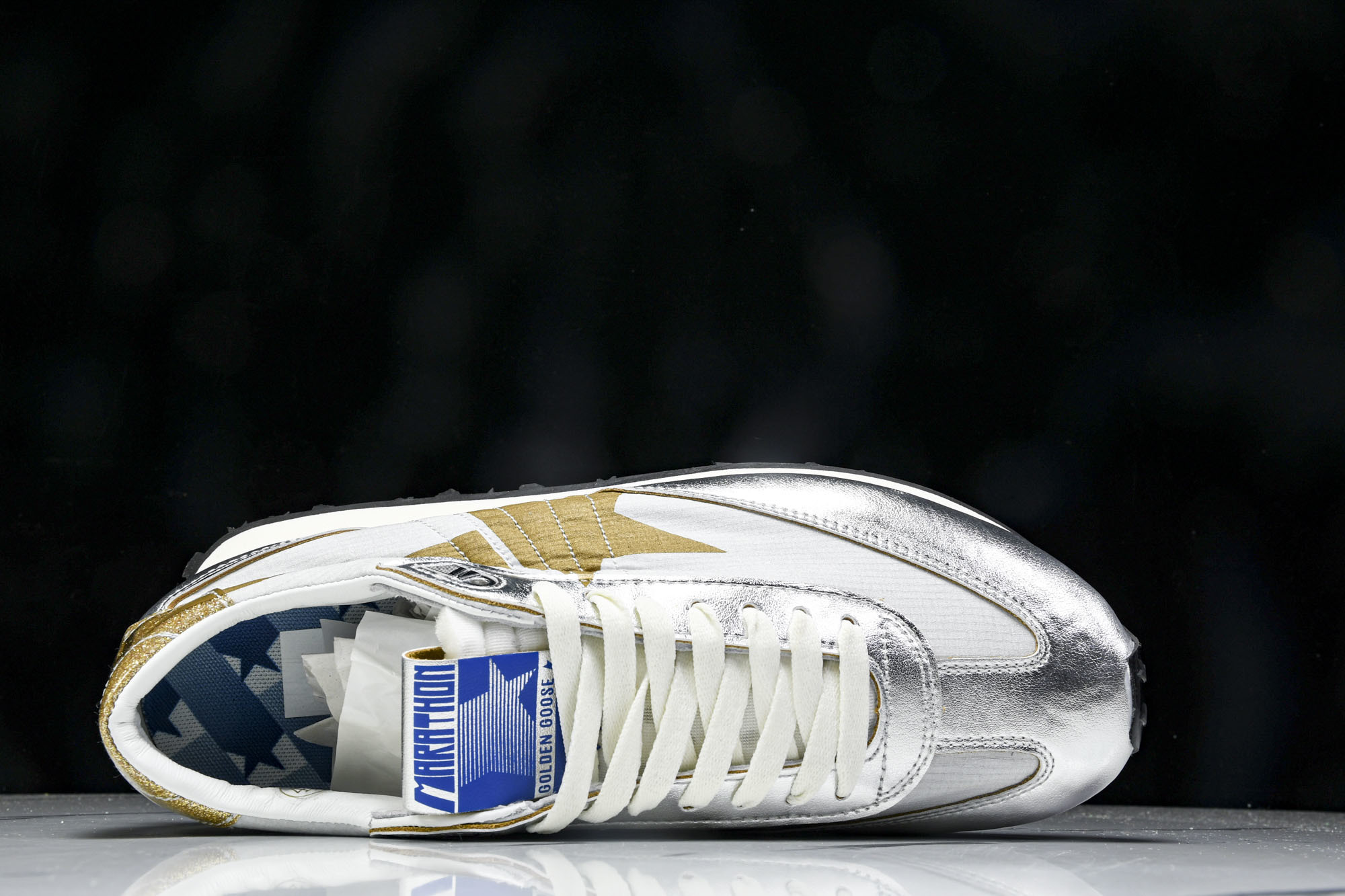 Golden Goose Marathon  舒适运动低帮生活休闲鞋_CM_1 #YZ006GGDB M
