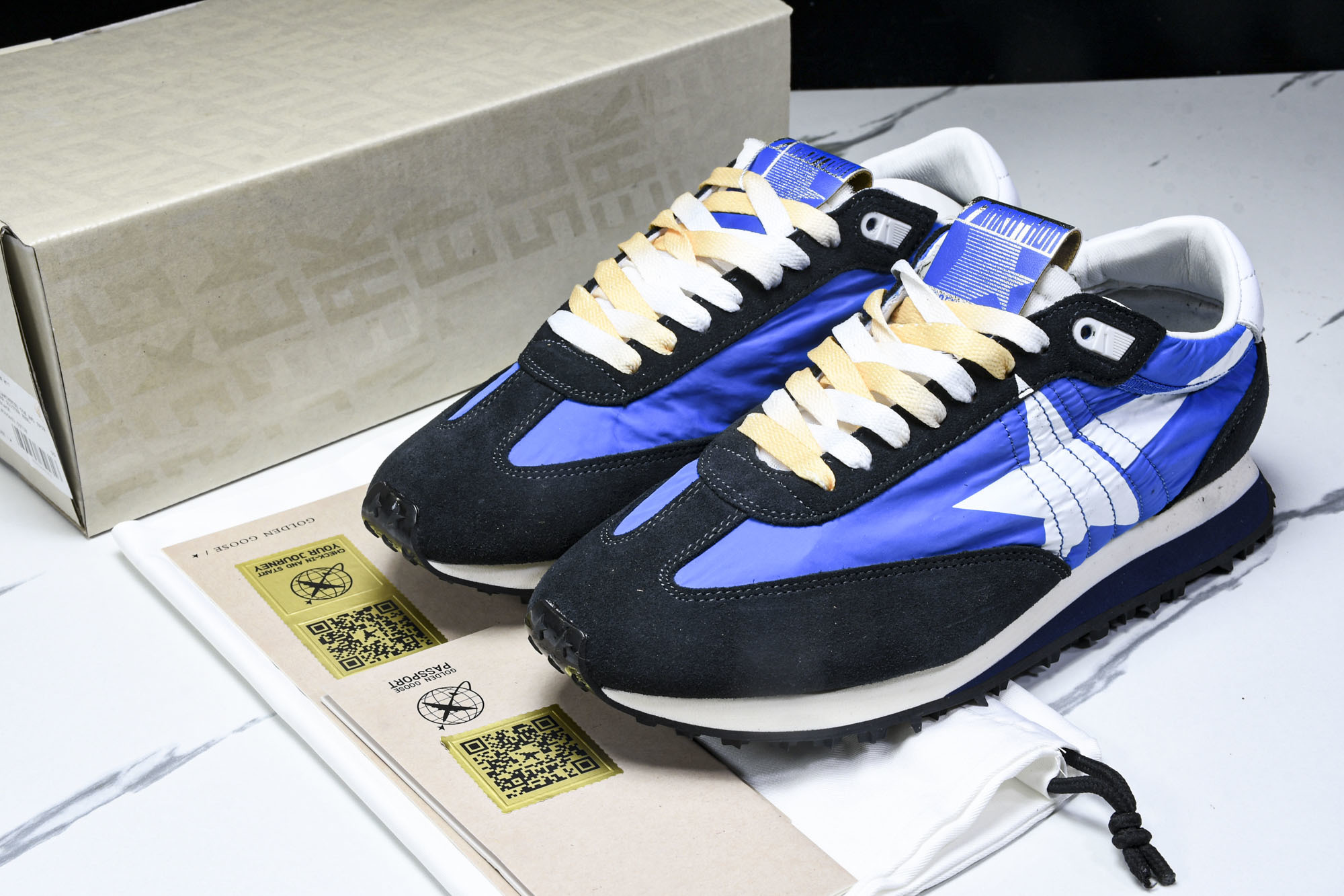 Golden Goose Marathon  舒适运动低帮生活休闲鞋_CM_2 #YZ006GGDB M