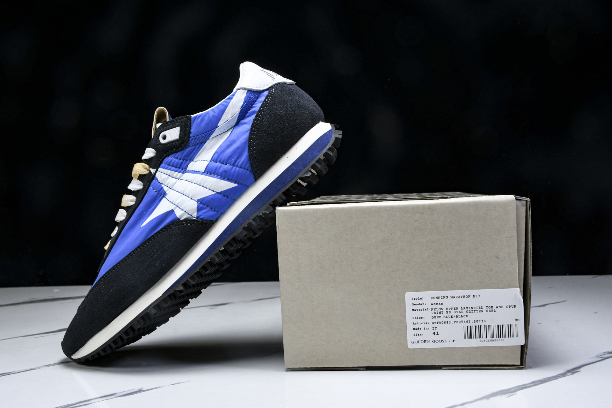 Golden Goose Marathon  舒适运动低帮生活休闲鞋_CM_2 #YZ006GGDB M
