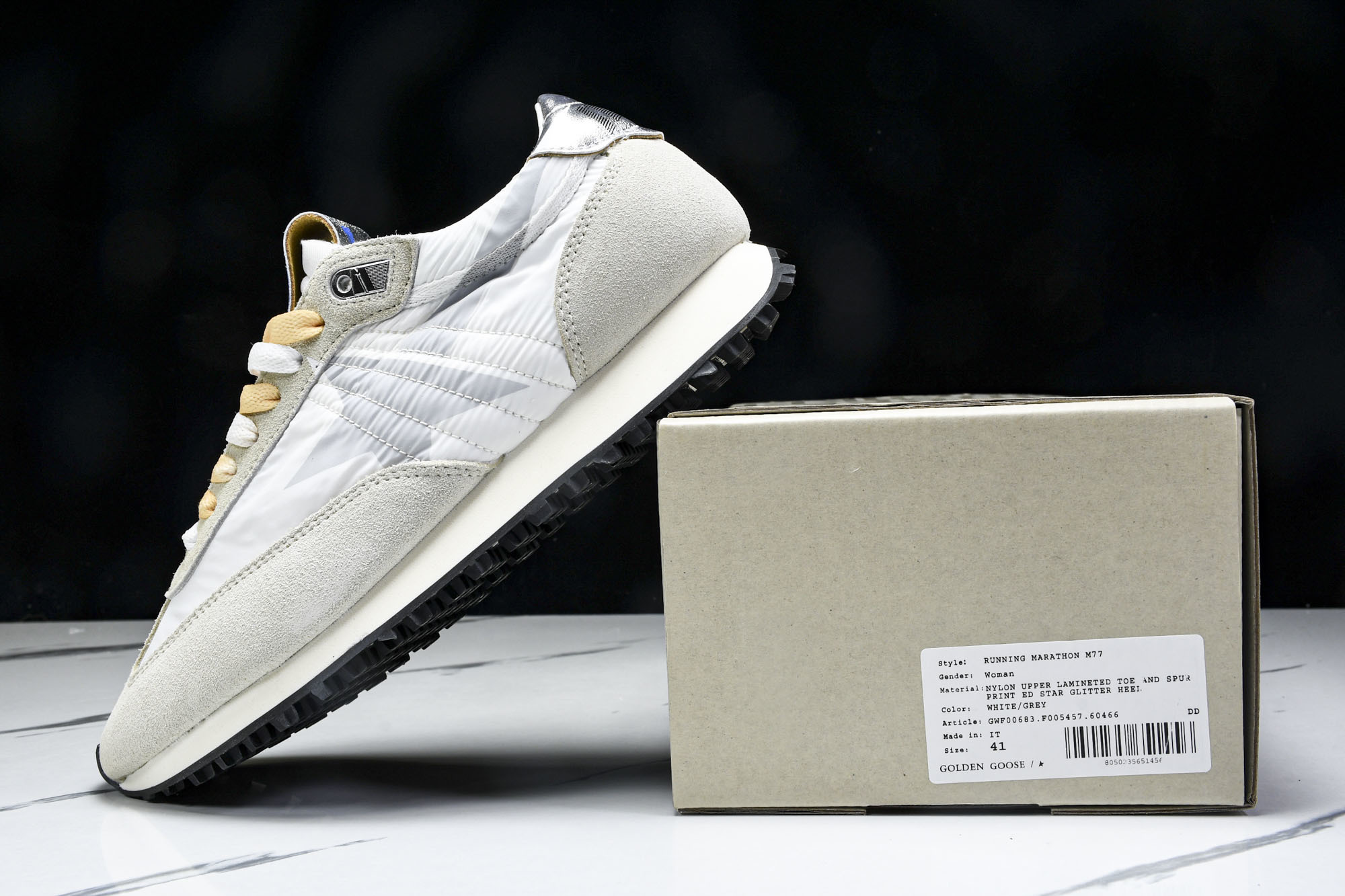 Golden Goose Marathon  舒适运动低帮生活休闲鞋_CM_3 #YZ006GGDB M