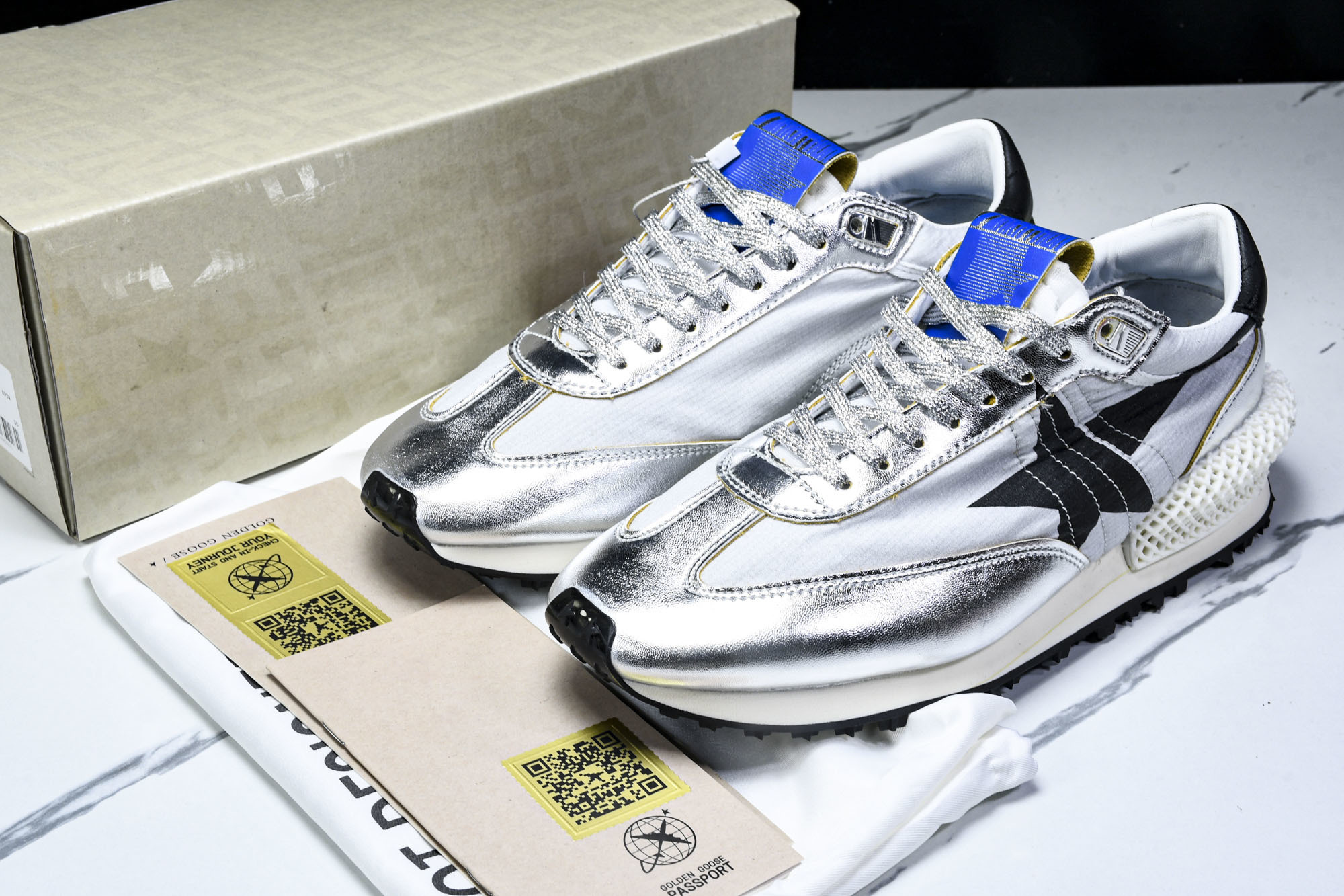 Golden Goose Marathon  舒适运动低帮生活休闲鞋_CM_5 #YZ006GGDB M