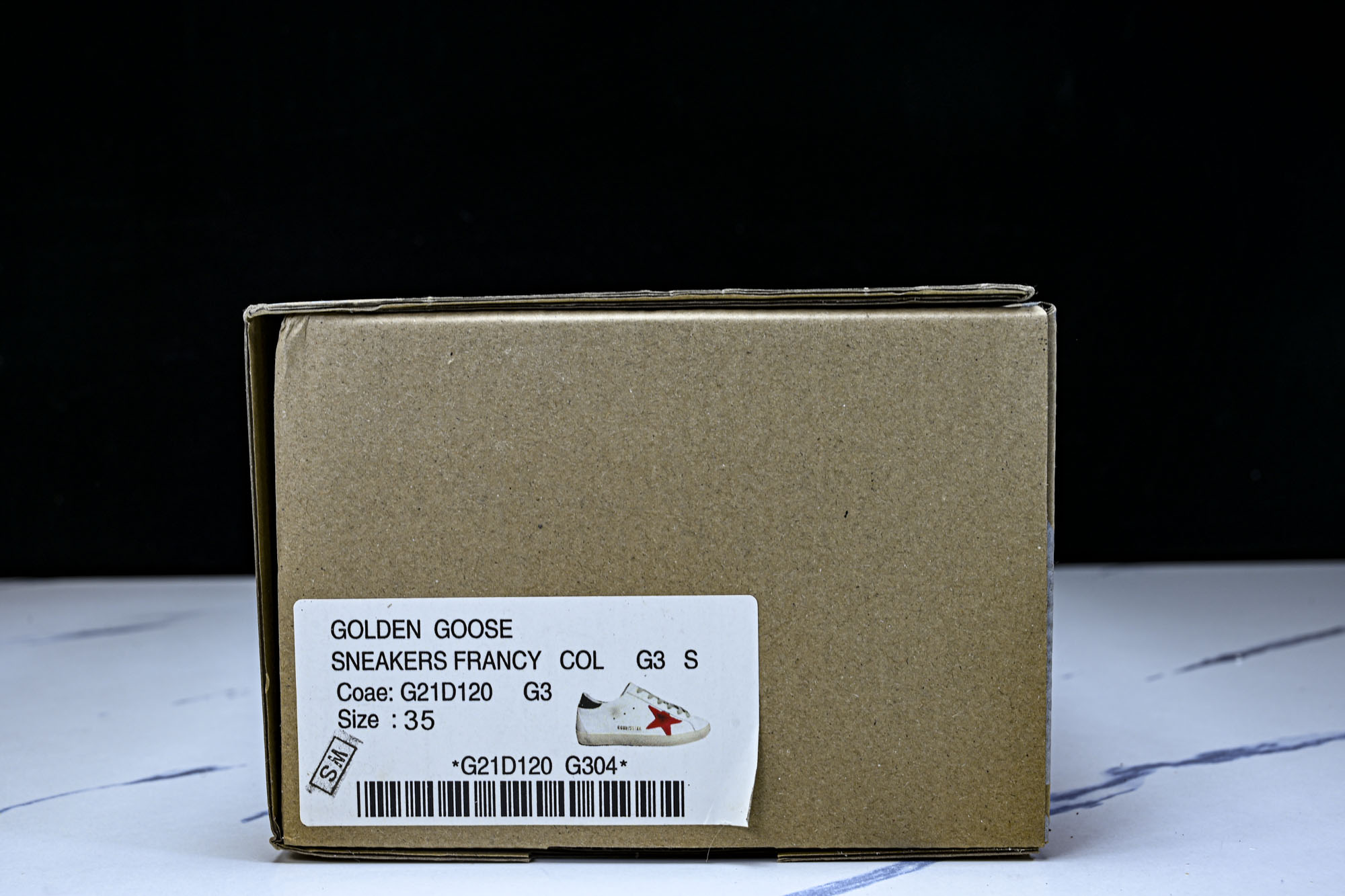 Golden Goose 男女同款Superstar星星低帮休闲鞋脏脏鞋 #YZ006超强性价比    