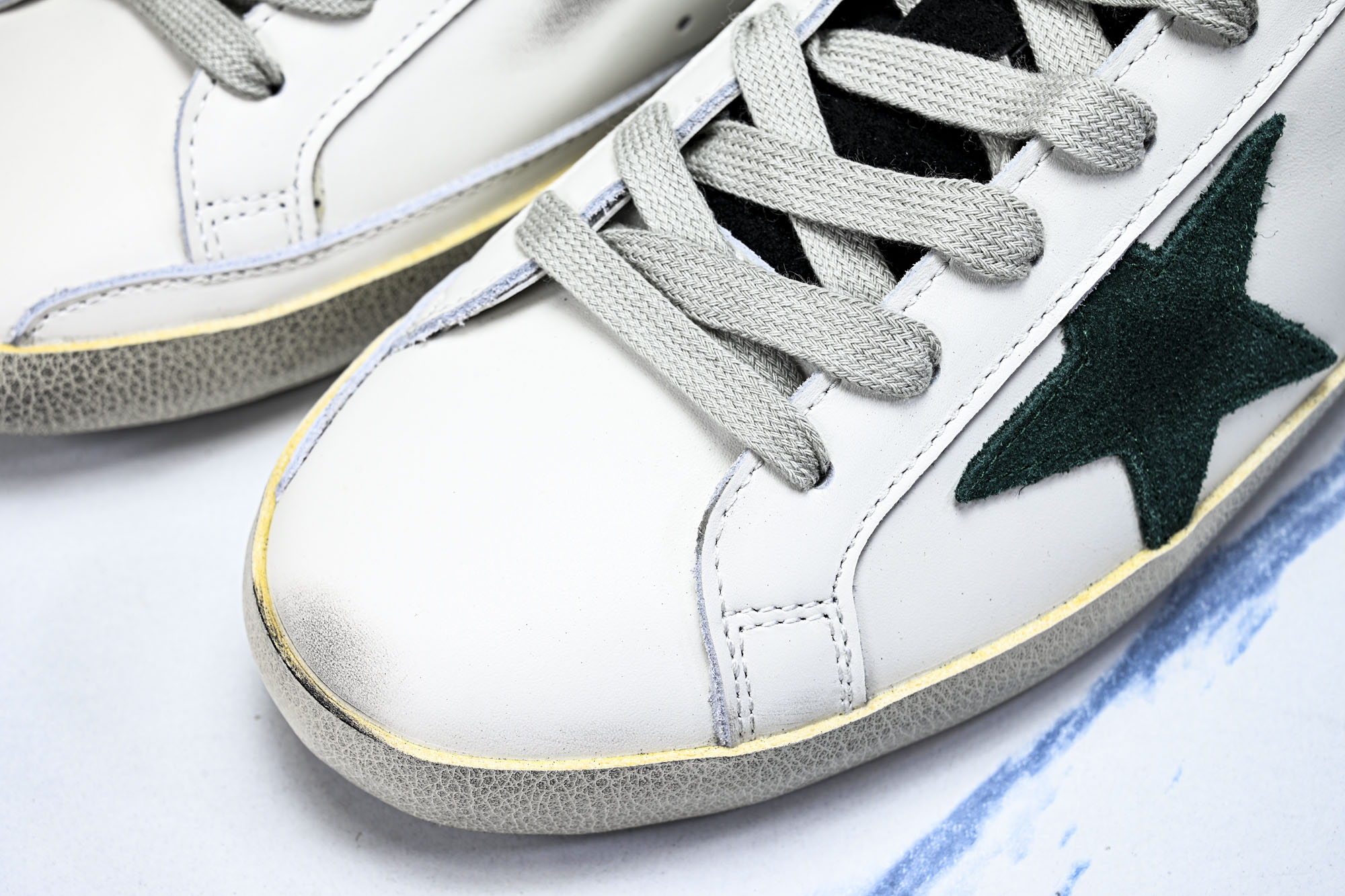 Golden Goose 男女同款Superstar星星低帮休闲鞋脏脏鞋_CM_1 #YZ006超强性价