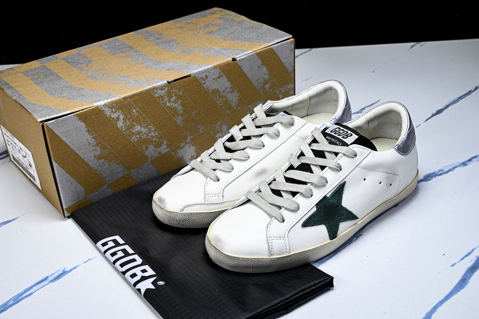 Golden Goose 男女同款Superstar星星低帮休闲鞋脏脏鞋_CM_1 #YZ006超强性价