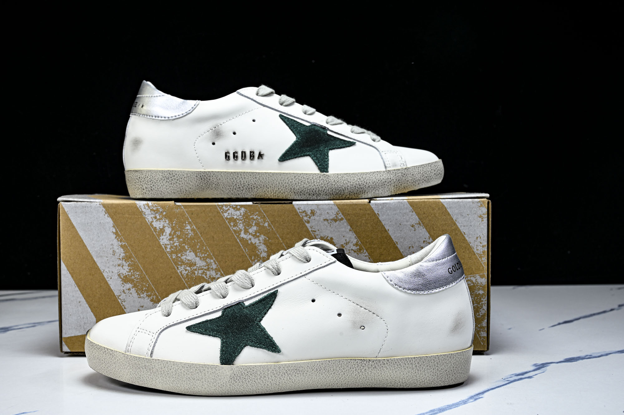 Golden Goose 男女同款Superstar星星低帮休闲鞋脏脏鞋_CM_1 #YZ006超强性价