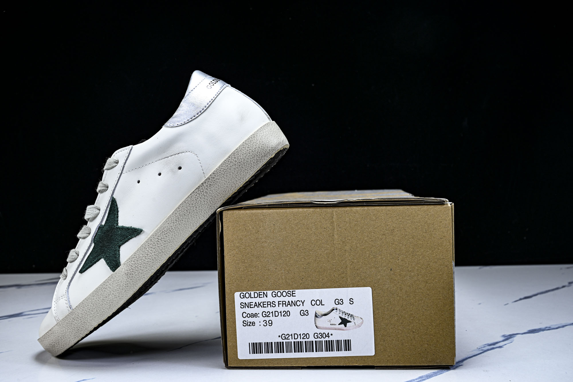 Golden Goose 男女同款Superstar星星低帮休闲鞋脏脏鞋_CM_1 #YZ006超强性价