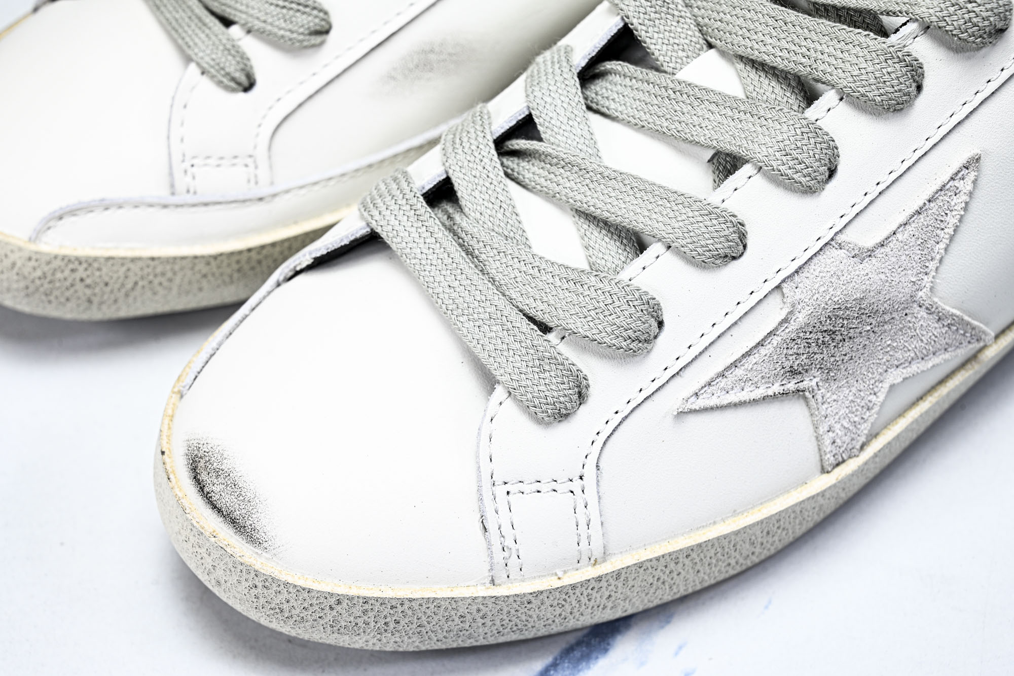 Golden Goose 男女同款Superstar星星低帮休闲鞋脏脏鞋_CM_2 #YZ006超强性价