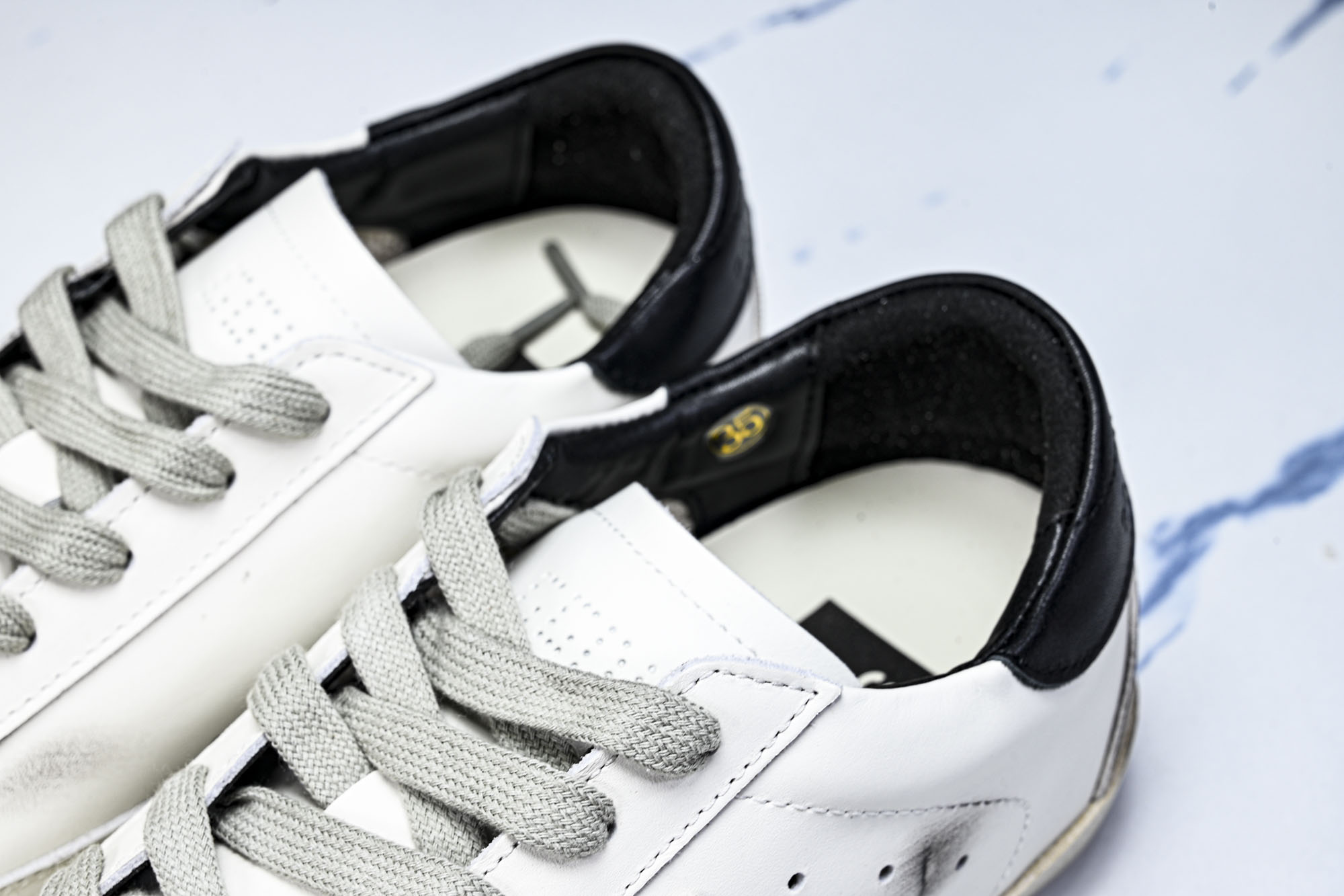 Golden Goose 男女同款Superstar星星低帮休闲鞋脏脏鞋_CM_2 #YZ006超强性价