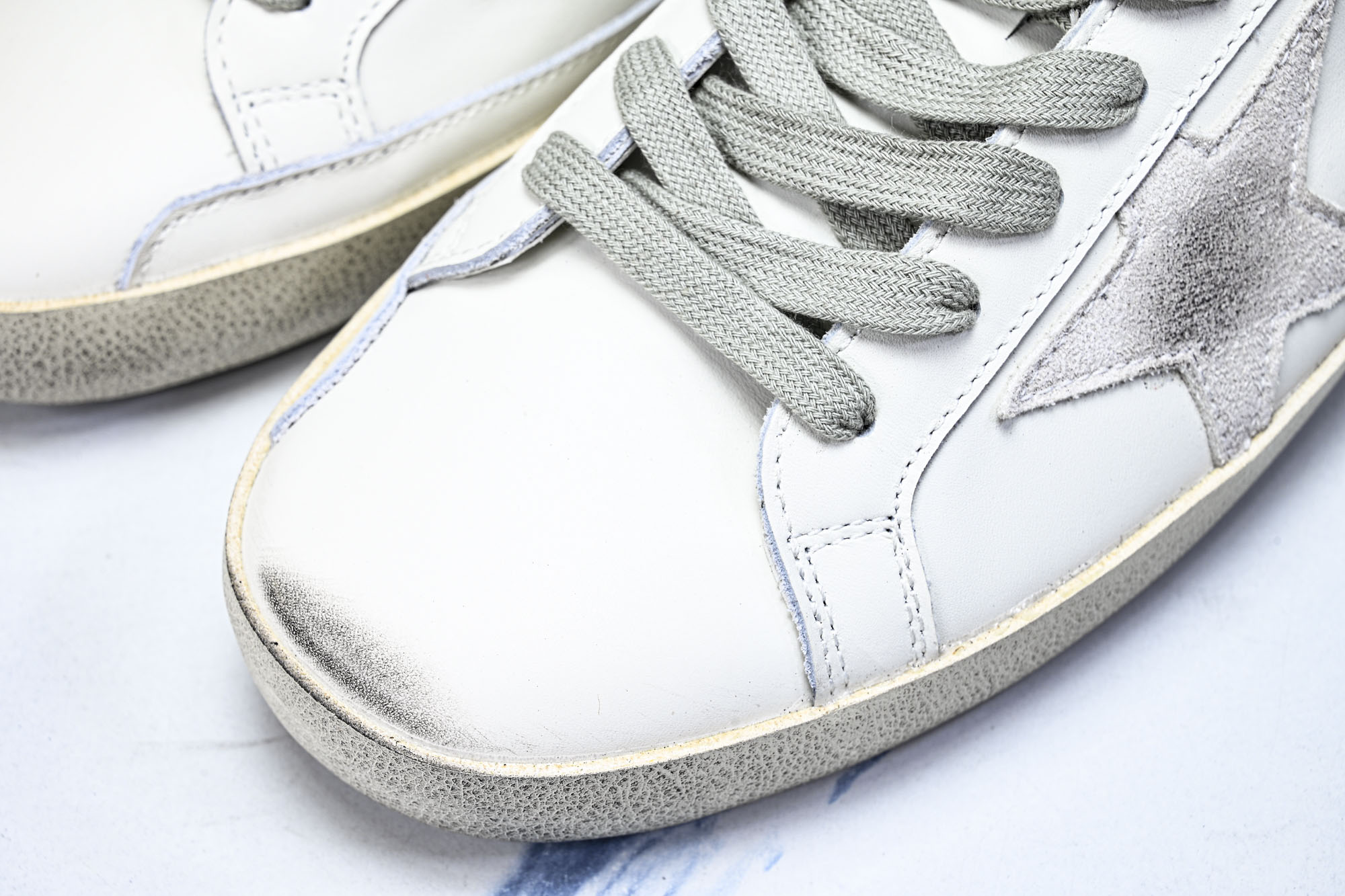 Golden Goose 男女同款Superstar星星低帮休闲鞋脏脏鞋_CM_3 #YZ006超强性价