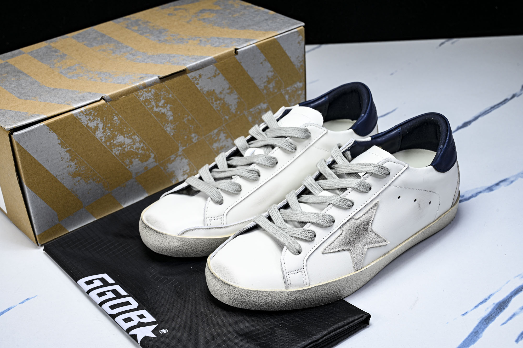 Golden Goose 男女同款Superstar星星低帮休闲鞋脏脏鞋_CM_4 #YZ006超强性价
