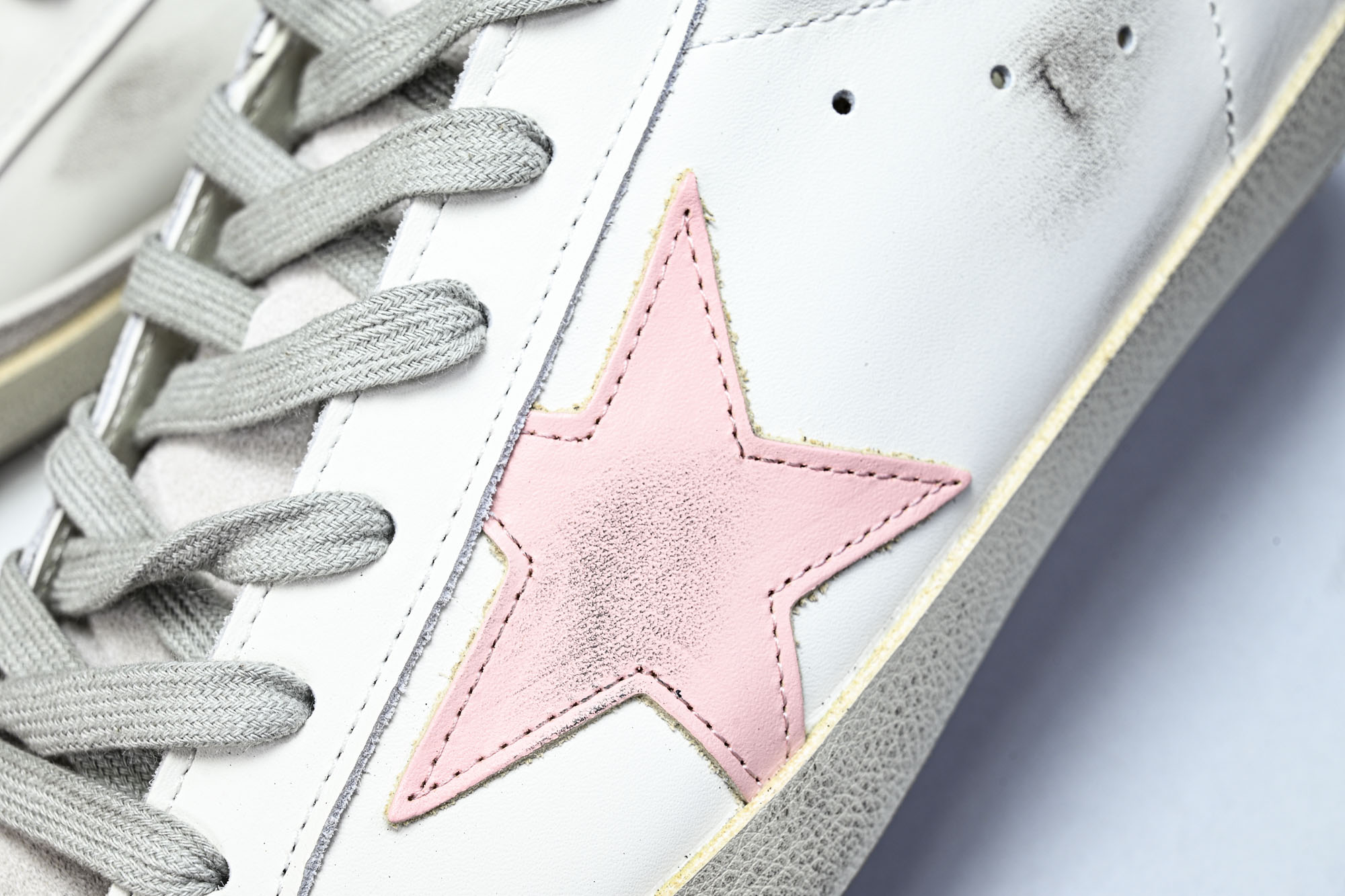 Golden Goose 男女同款Superstar星星低帮休闲鞋脏脏鞋_CM_5 #YZ006超强性价