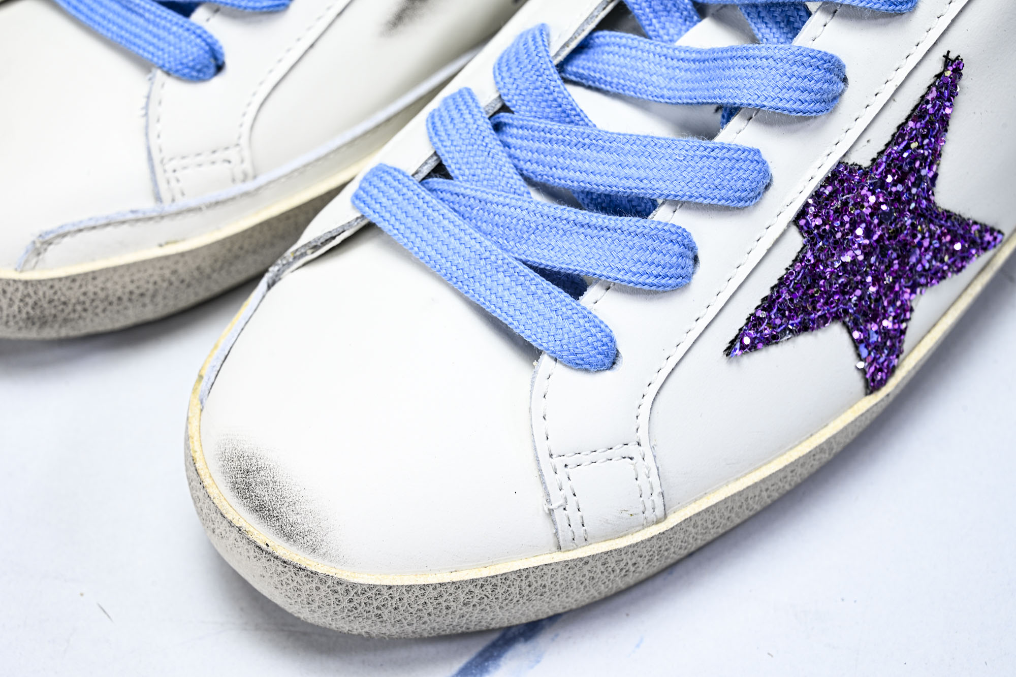 Golden Goose 男女同款Superstar星星低帮休闲鞋脏脏鞋_CM_6 #YZ006超强性价