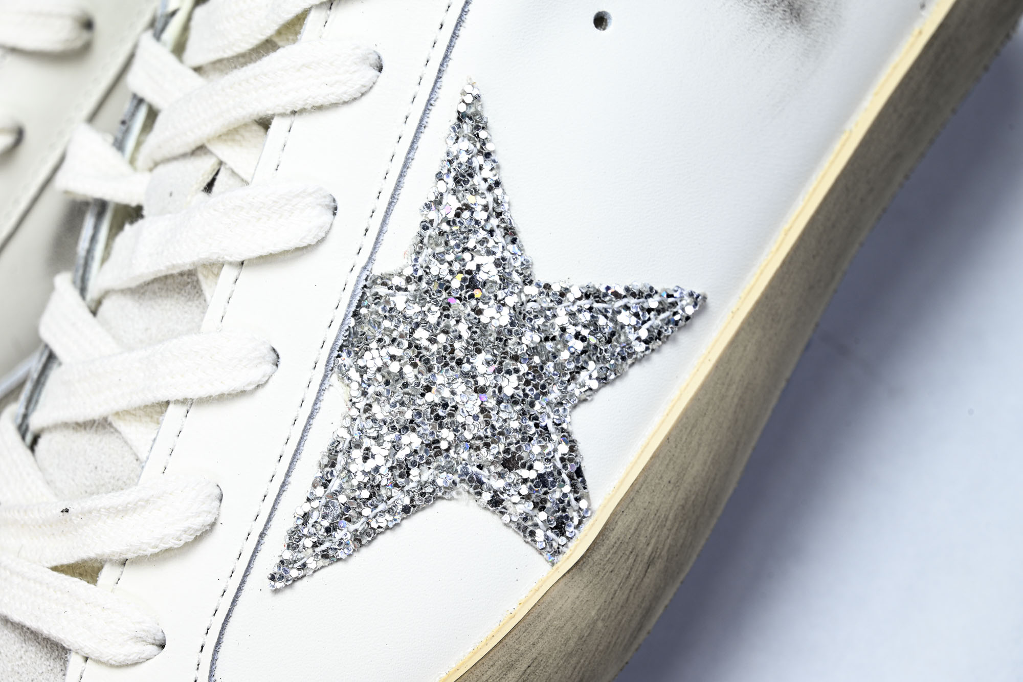 Golden Goose 男女同款Superstar星星低帮休闲鞋脏脏鞋_CM_7 #YZ006超强性价