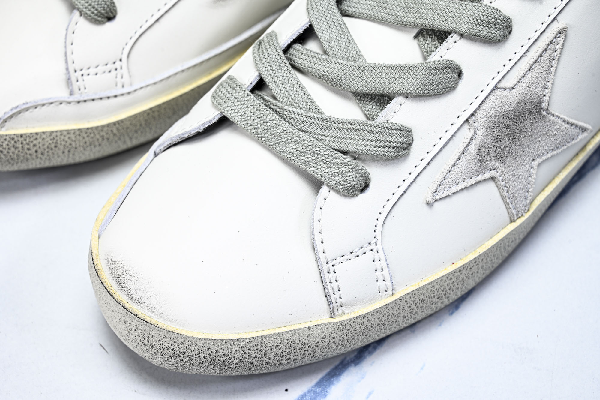 Golden Goose 男女同款Superstar星星低帮休闲鞋脏脏鞋_CM_9 #YZ006超强性价