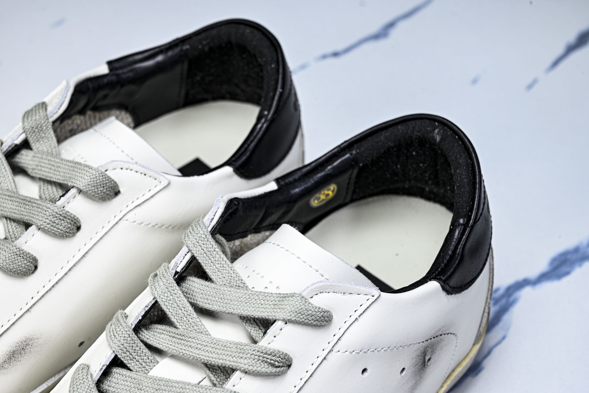Golden Goose 男女同款Superstar星星低帮休闲鞋脏脏鞋_CM_9 #YZ006超强性价