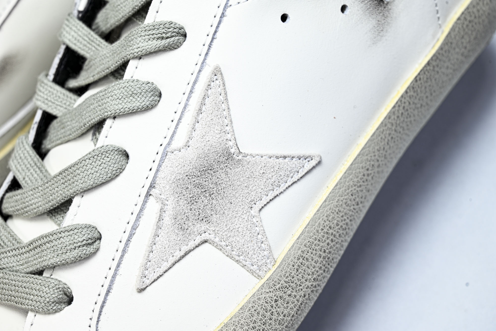 Golden Goose 男女同款Superstar星星低帮休闲鞋脏脏鞋_CM_9 #YZ006超强性价