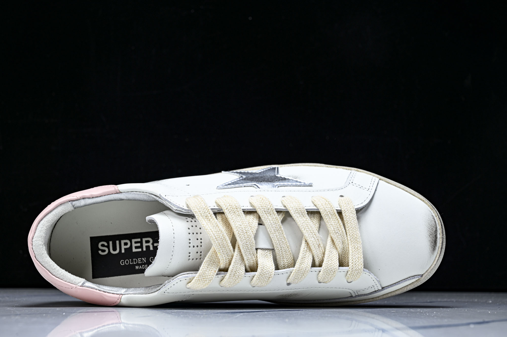 Golden Goose 男女同款Superstar星星低帮休闲鞋脏脏鞋_CM_10 #YZ006超强性