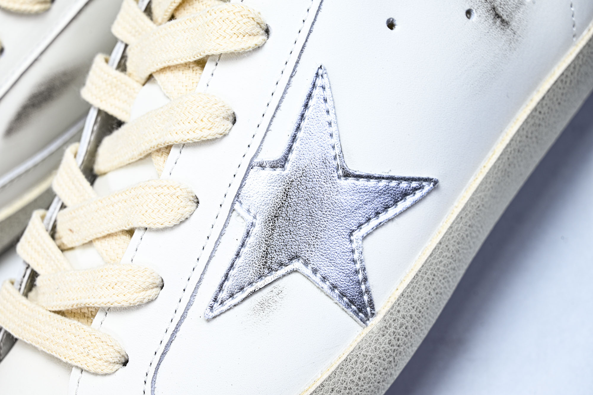 Golden Goose 男女同款Superstar星星低帮休闲鞋脏脏鞋_CM_10 #YZ006超强性