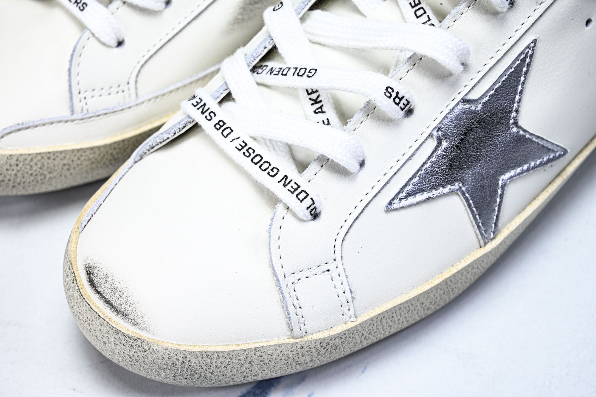 Golden Goose 男女同款Superstar星星低帮休闲鞋脏脏鞋_CM_11 #YZ006超强性