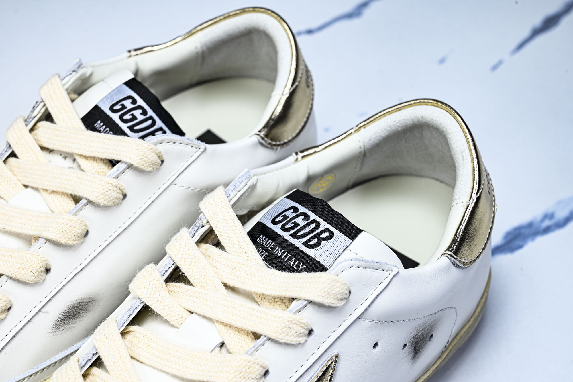 Golden Goose 男女同款Superstar星星低帮休闲鞋脏脏鞋_CM_13 #YZ006超强性