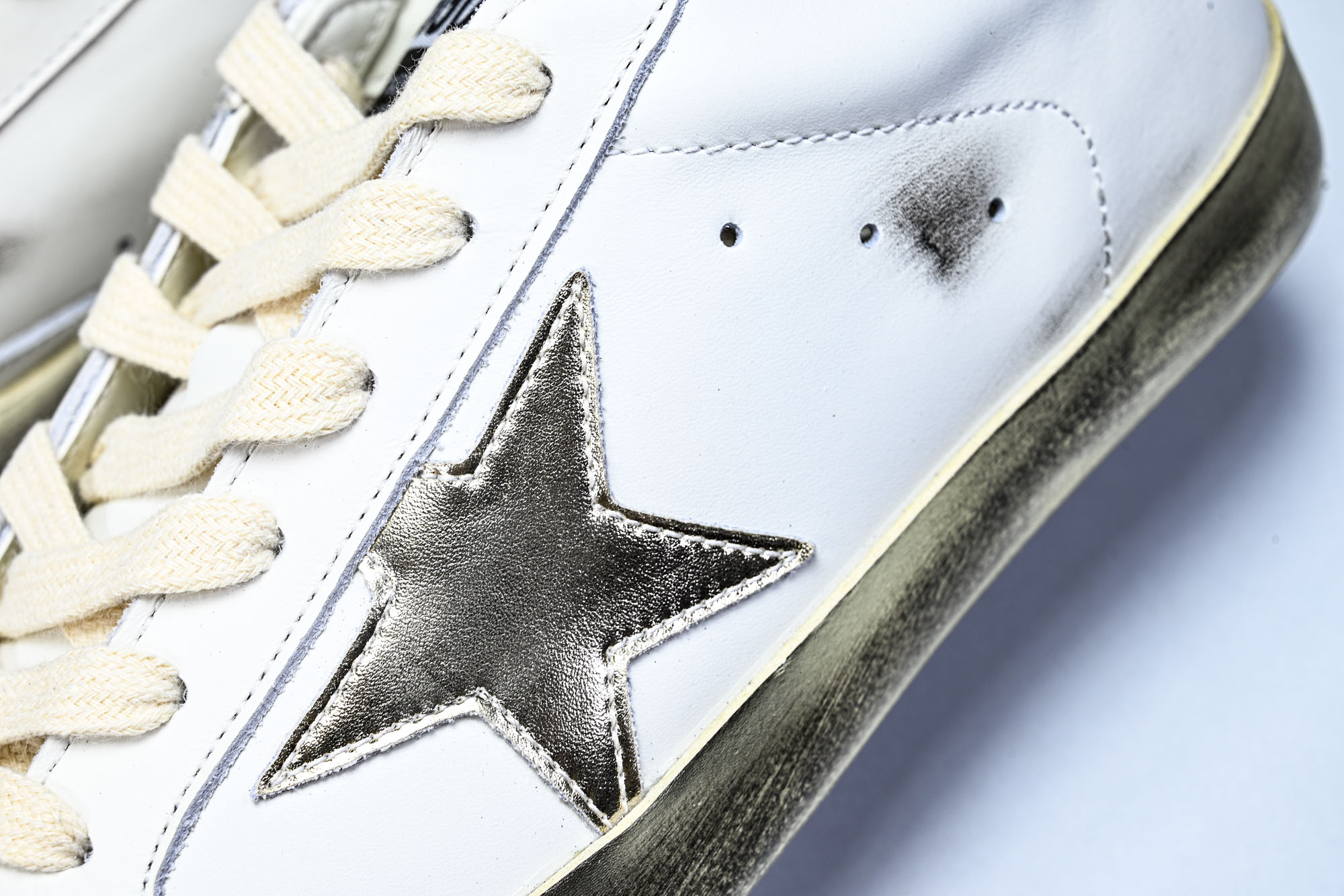 Golden Goose 男女同款Superstar星星低帮休闲鞋脏脏鞋_CM_13 #YZ006超强性