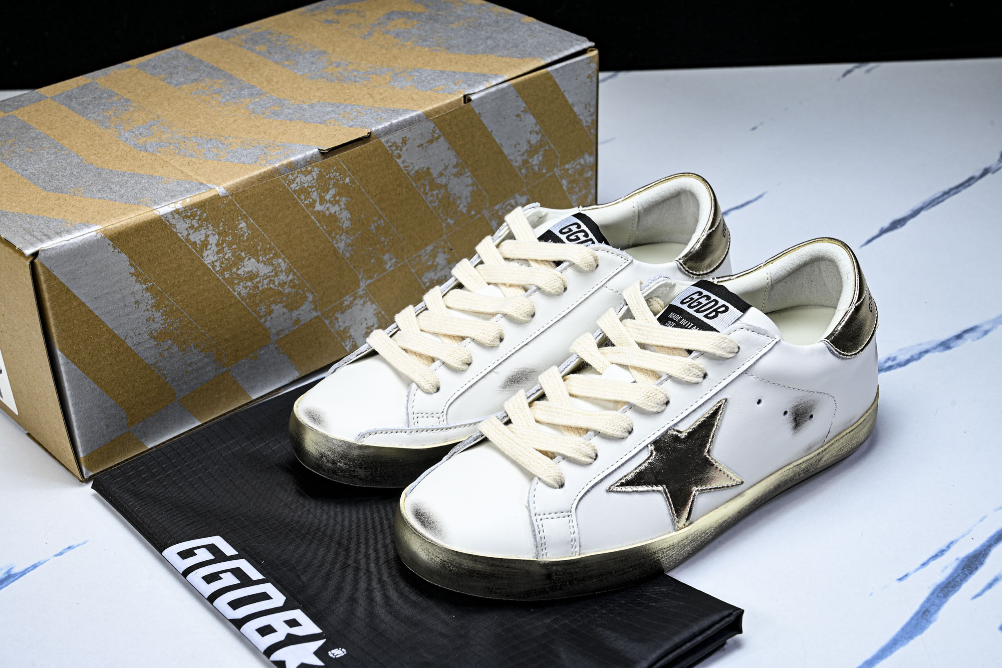 Golden Goose 男女同款Superstar星星低帮休闲鞋脏脏鞋_CM_13 #YZ006超强性