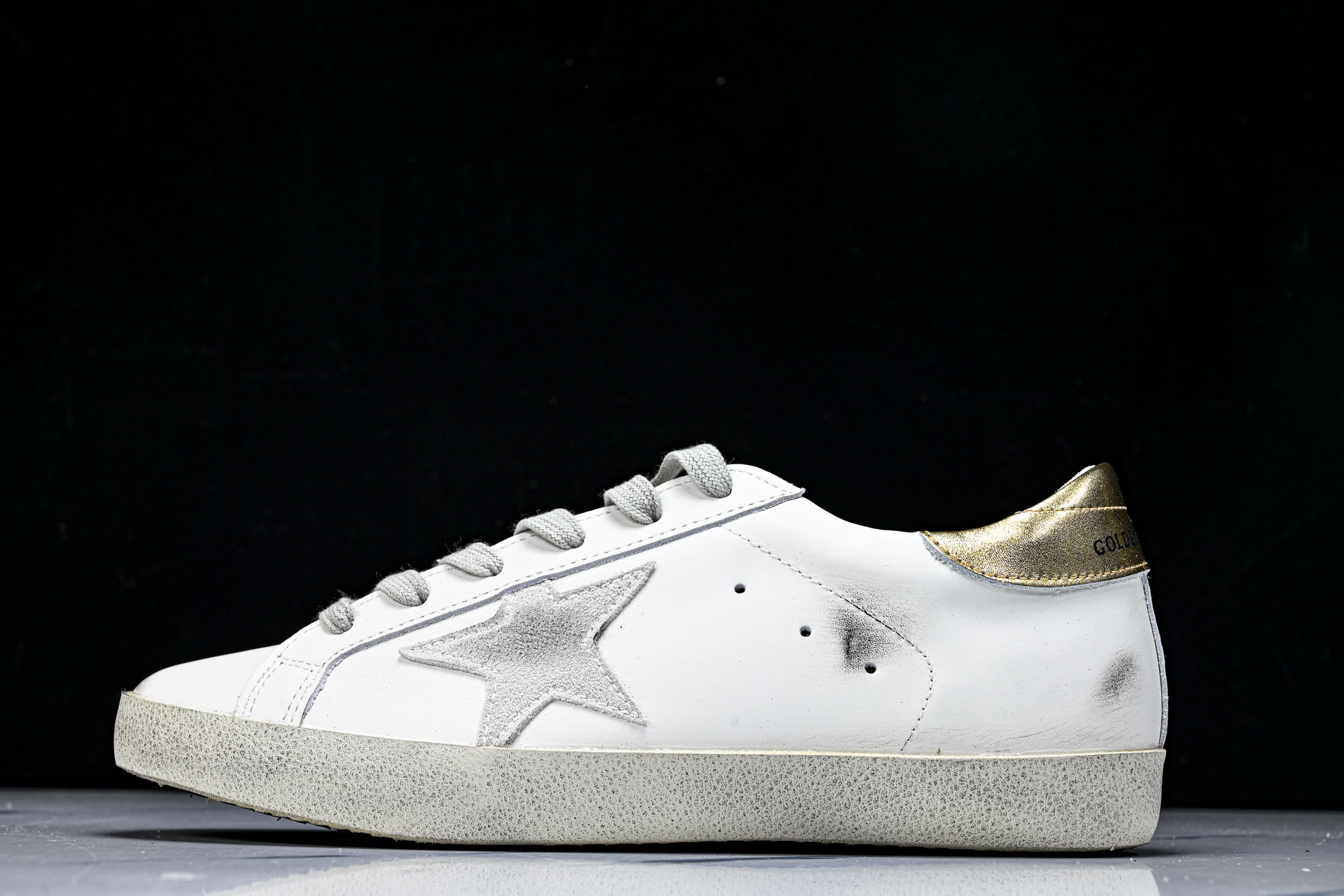 Golden Goose 男女同款Superstar星星低帮休闲鞋脏脏鞋_CM_14 #YZ006超强性