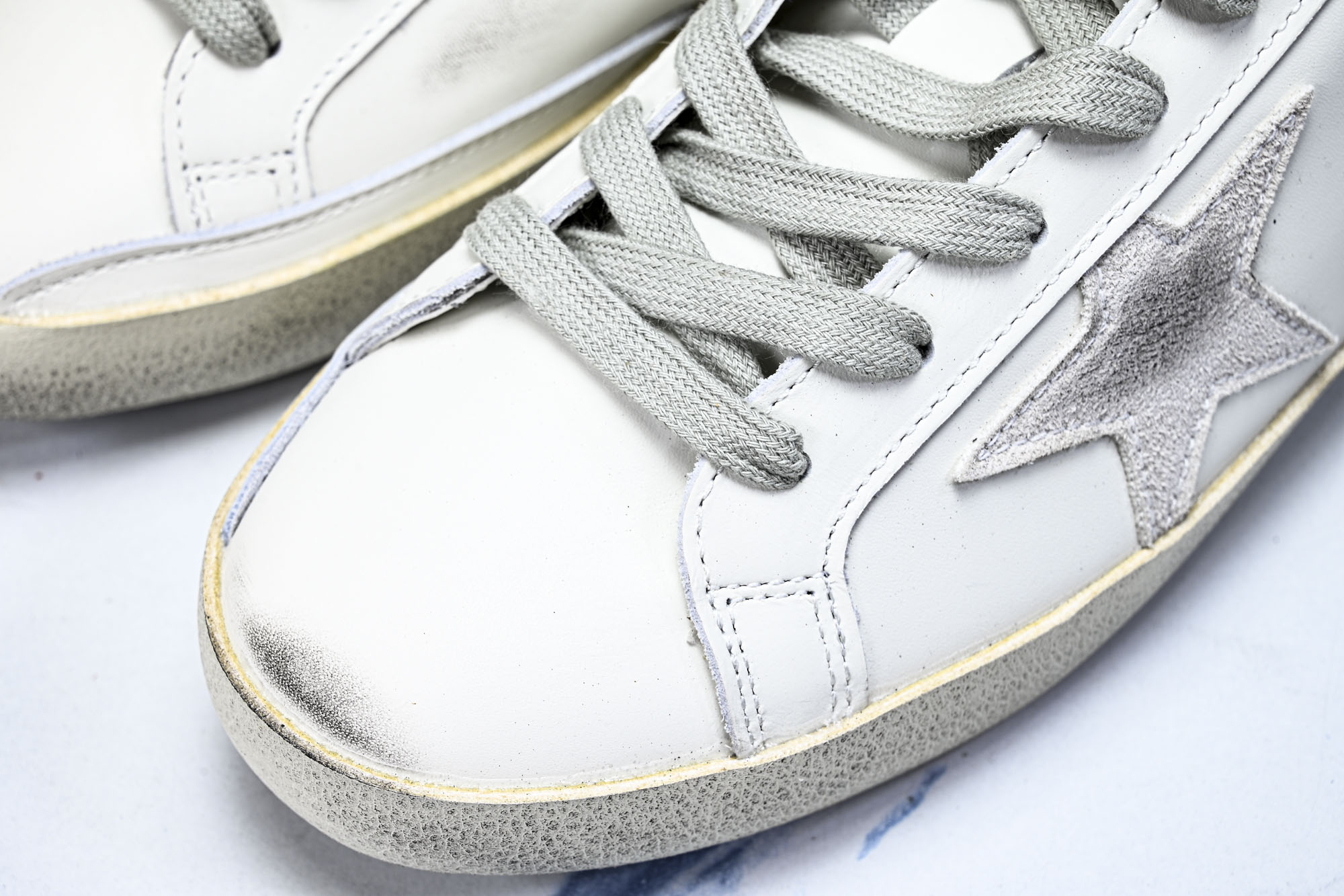Golden Goose 男女同款Superstar星星低帮休闲鞋脏脏鞋_CM_14 #YZ006超强性