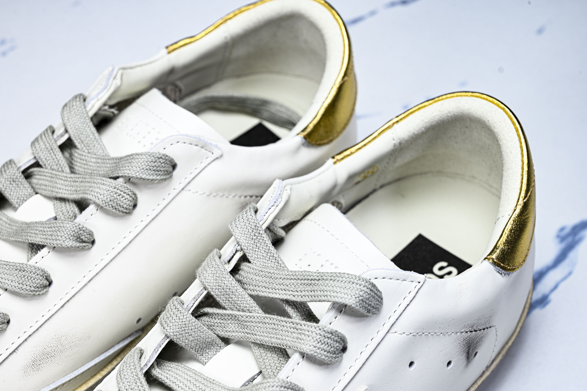Golden Goose 男女同款Superstar星星低帮休闲鞋脏脏鞋_CM_14 #YZ006超强性
