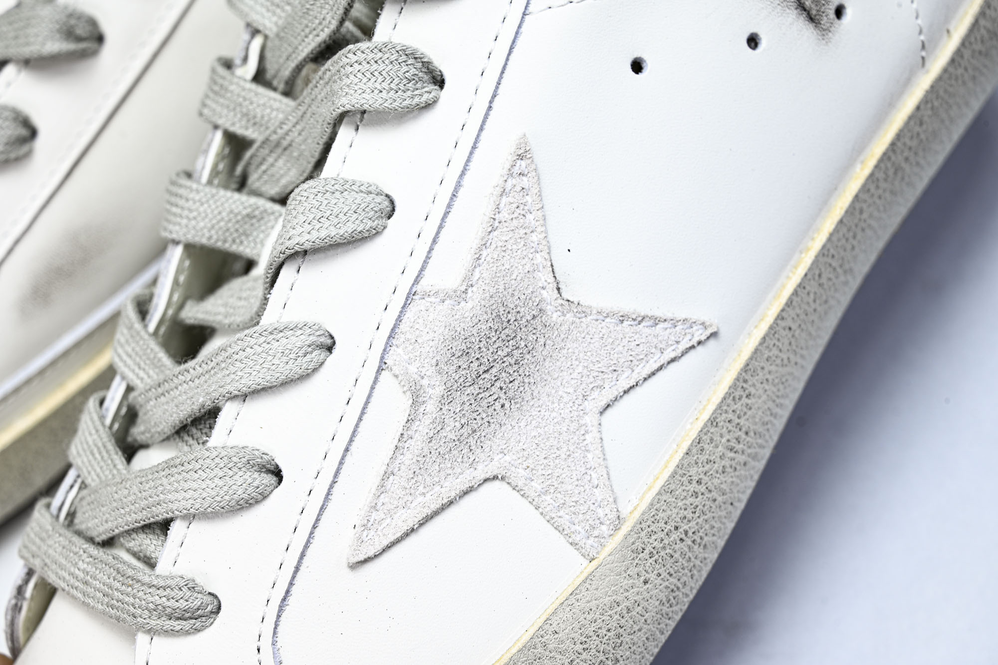 Golden Goose 男女同款Superstar星星低帮休闲鞋脏脏鞋_CM_14 #YZ006超强性