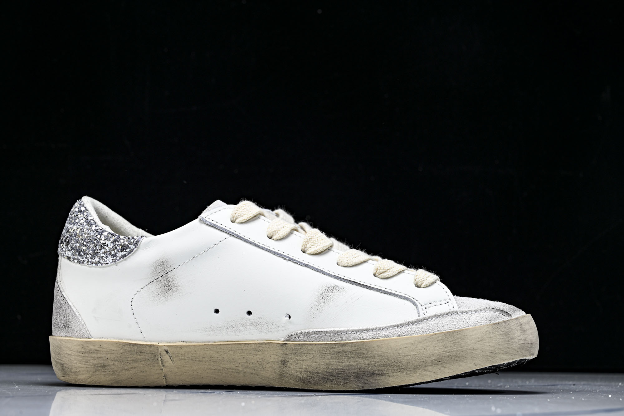 Golden Goose 男女同款Superstar星星低帮休闲鞋脏脏鞋_CM_15 #YZ006超强性
