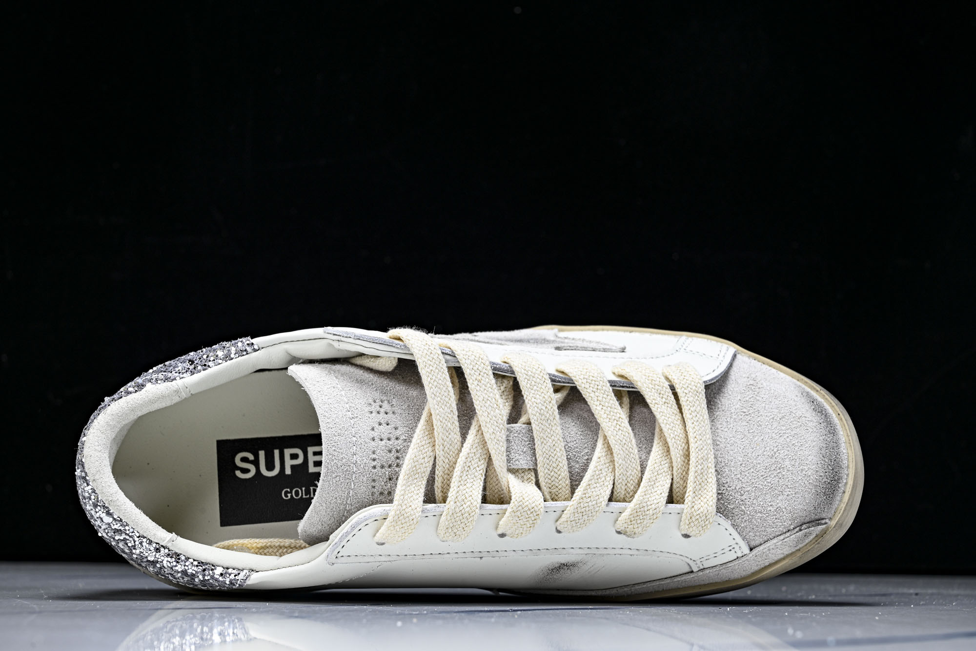 Golden Goose 男女同款Superstar星星低帮休闲鞋脏脏鞋_CM_15 #YZ006超强性