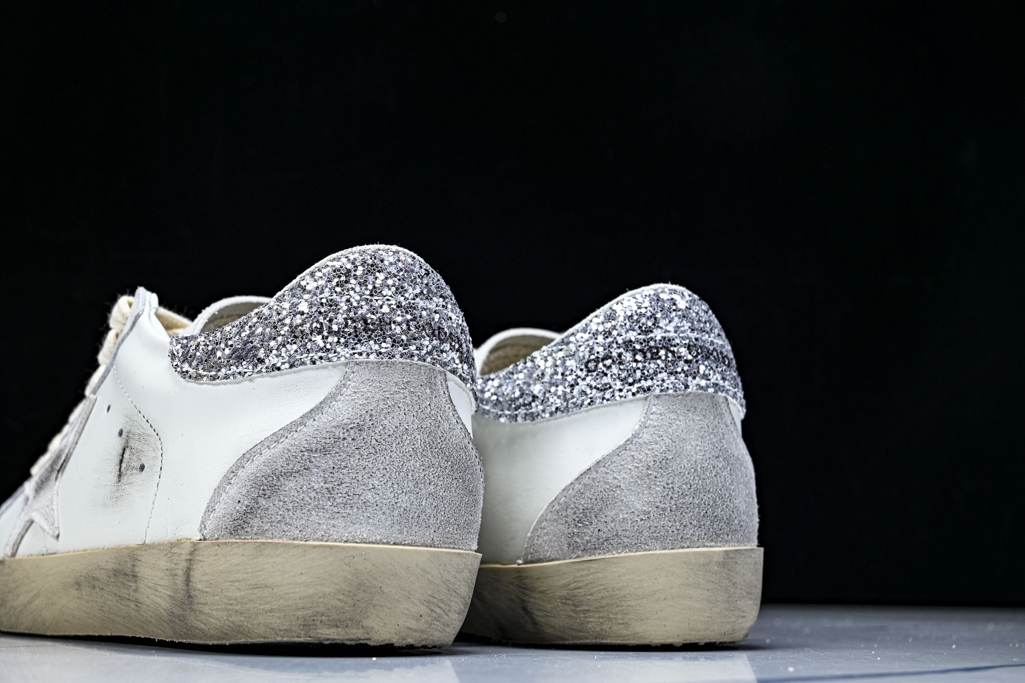Golden Goose 男女同款Superstar星星低帮休闲鞋脏脏鞋_CM_15 #YZ006超强性