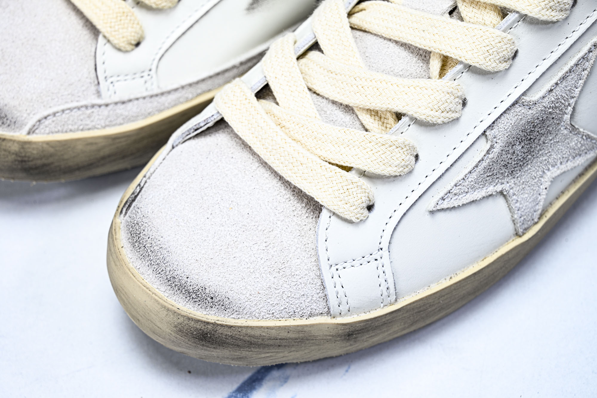 Golden Goose 男女同款Superstar星星低帮休闲鞋脏脏鞋_CM_15 #YZ006超强性