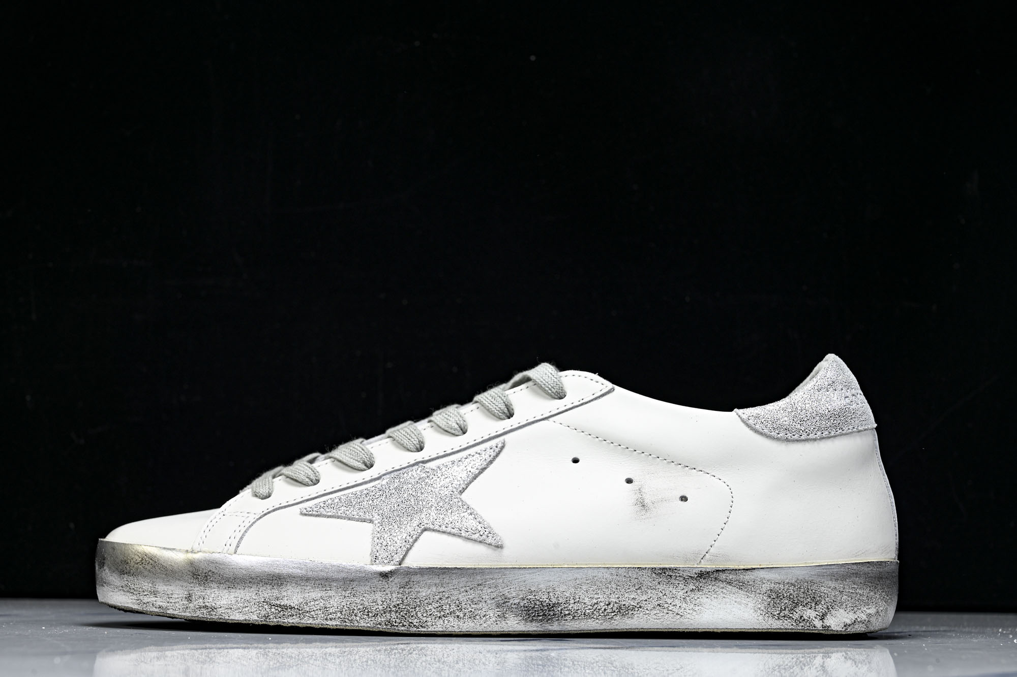 Golden Goose 男女同款Superstar星星低帮休闲鞋脏脏鞋_CM_16 #YZ006超强性