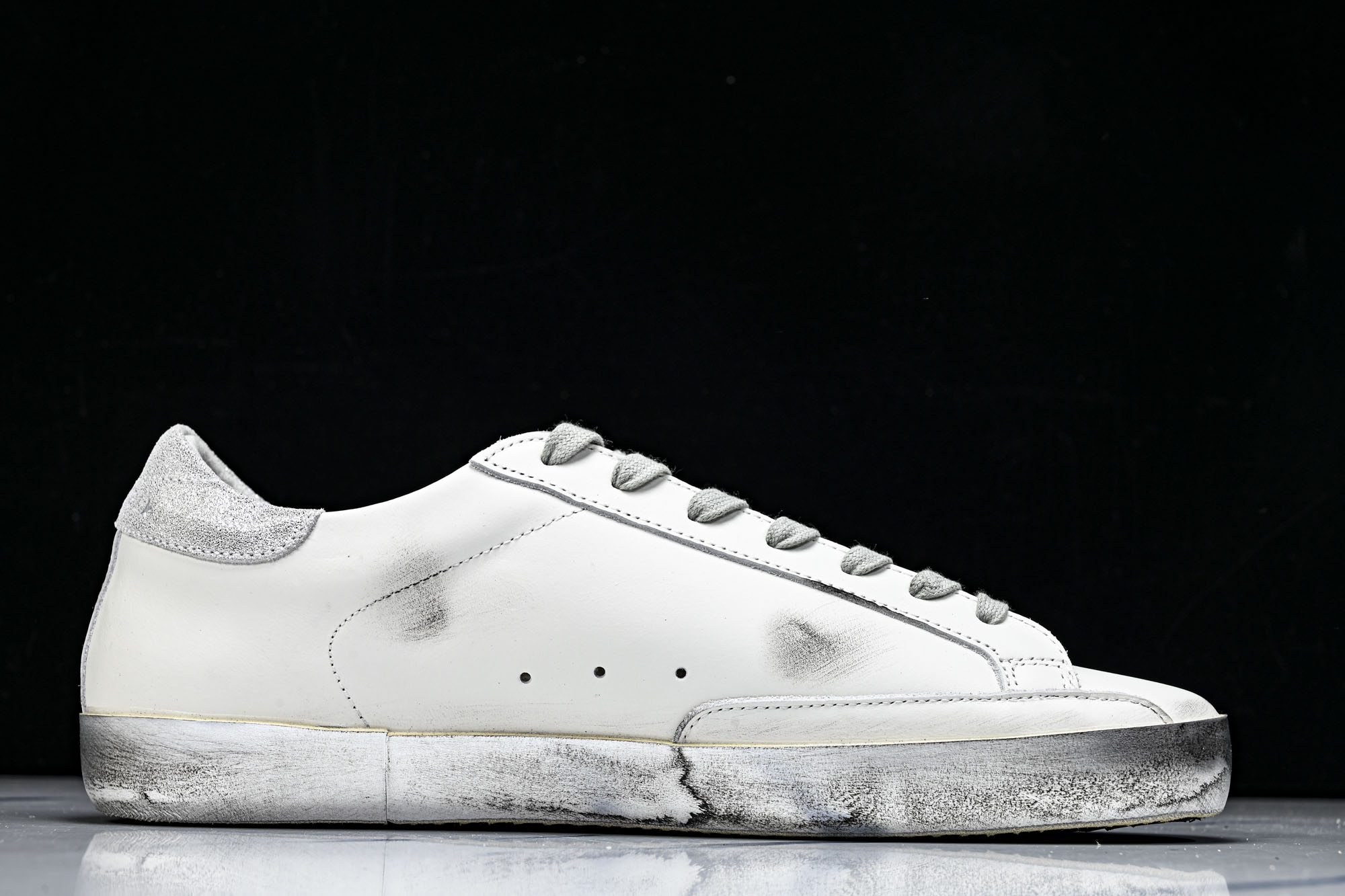 Golden Goose 男女同款Superstar星星低帮休闲鞋脏脏鞋_CM_16 #YZ006超强性