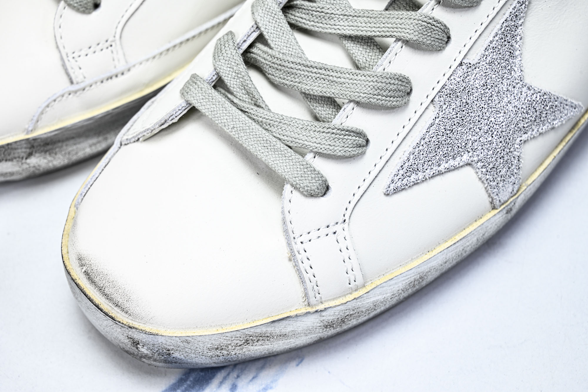 Golden Goose 男女同款Superstar星星低帮休闲鞋脏脏鞋_CM_16 #YZ006超强性