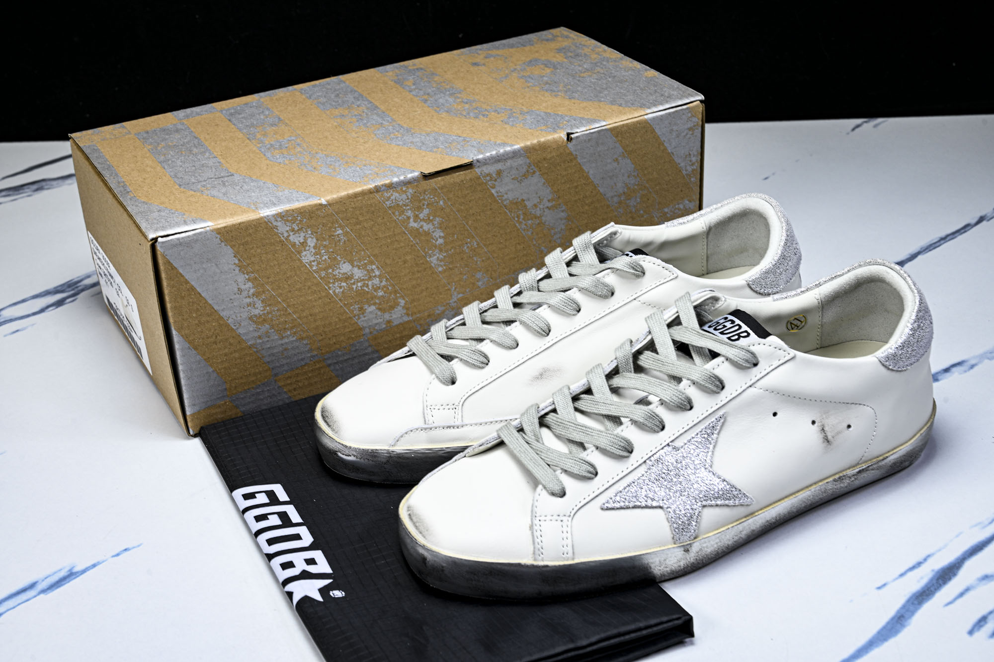 Golden Goose 男女同款Superstar星星低帮休闲鞋脏脏鞋_CM_16 #YZ006超强性