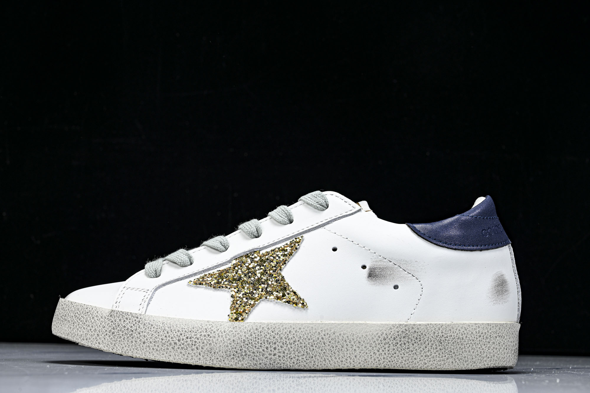 Golden Goose 男女同款Superstar星星低帮休闲鞋脏脏鞋_CM_17 #YZ006超强性