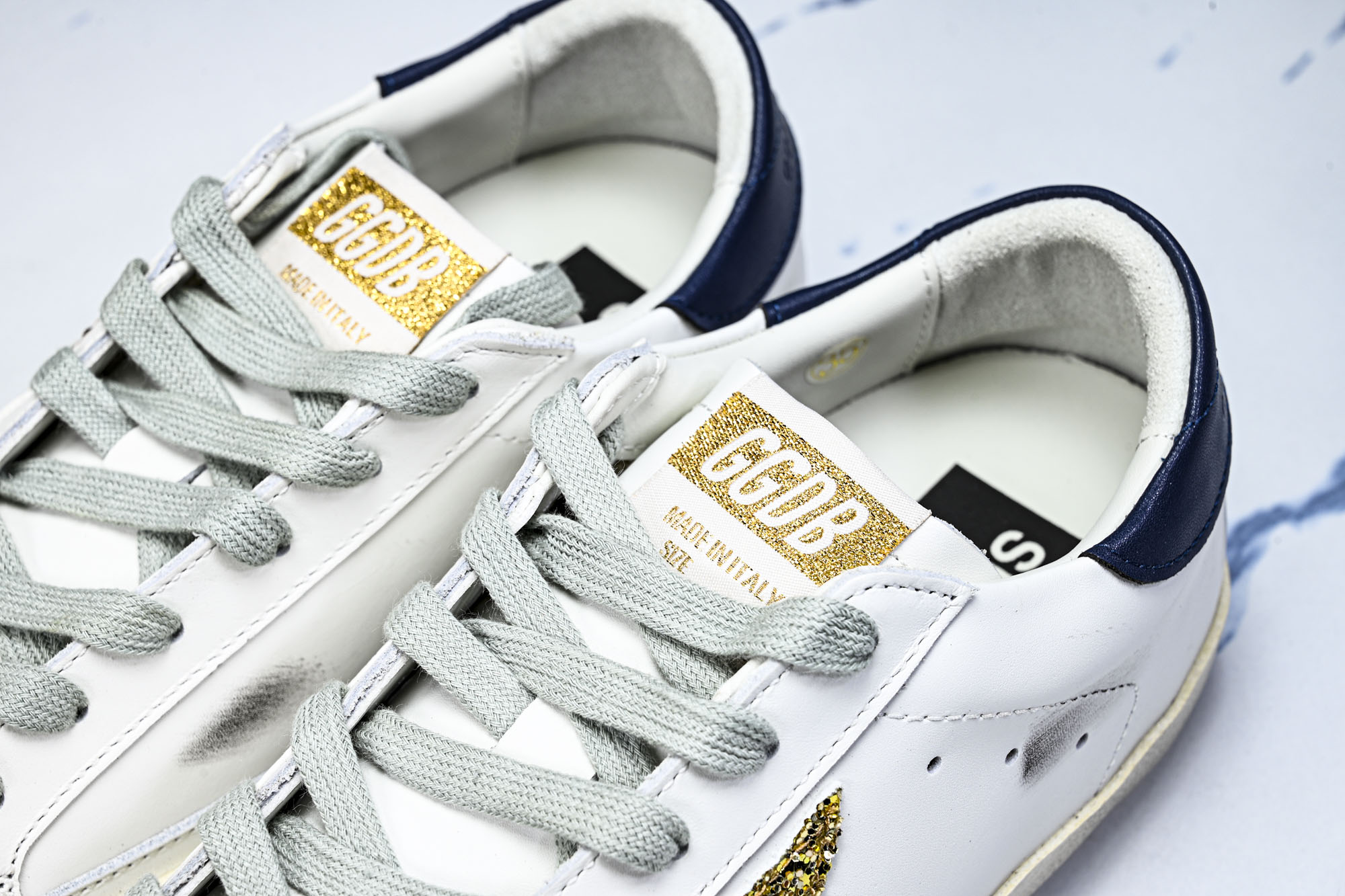 Golden Goose 男女同款Superstar星星低帮休闲鞋脏脏鞋_CM_17 #YZ006超强性