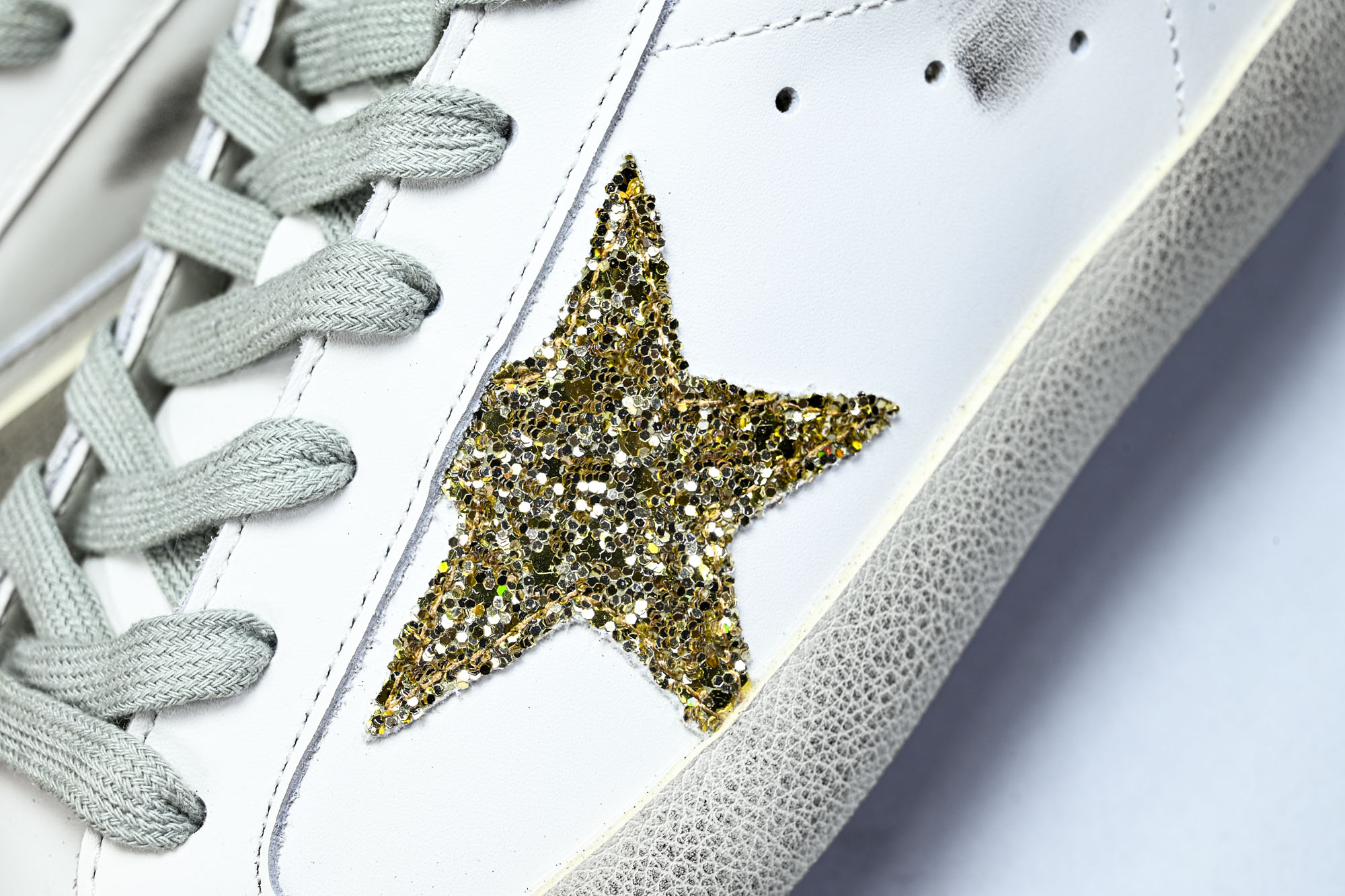 Golden Goose 男女同款Superstar星星低帮休闲鞋脏脏鞋_CM_17 #YZ006超强性