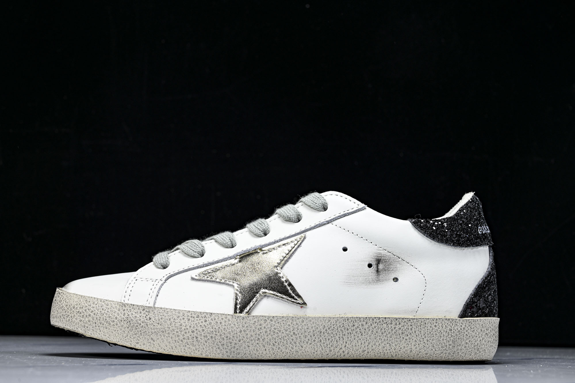 Golden Goose 男女同款Superstar星星低帮休闲鞋脏脏鞋_CM_18 #YZ006超强性