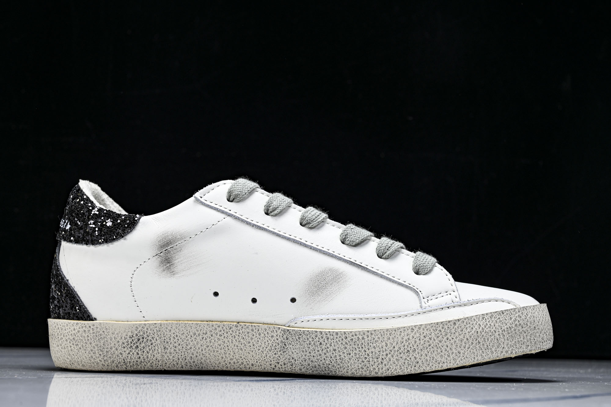 Golden Goose 男女同款Superstar星星低帮休闲鞋脏脏鞋_CM_18 #YZ006超强性