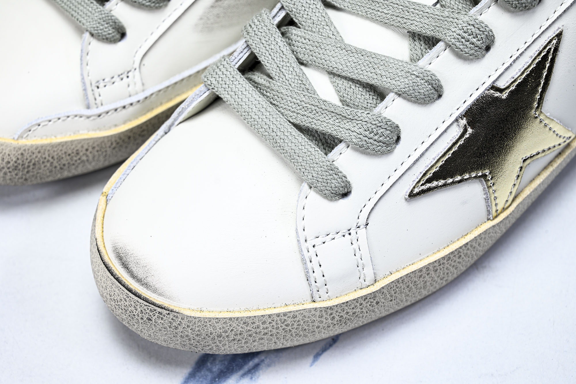 Golden Goose 男女同款Superstar星星低帮休闲鞋脏脏鞋_CM_18 #YZ006超强性