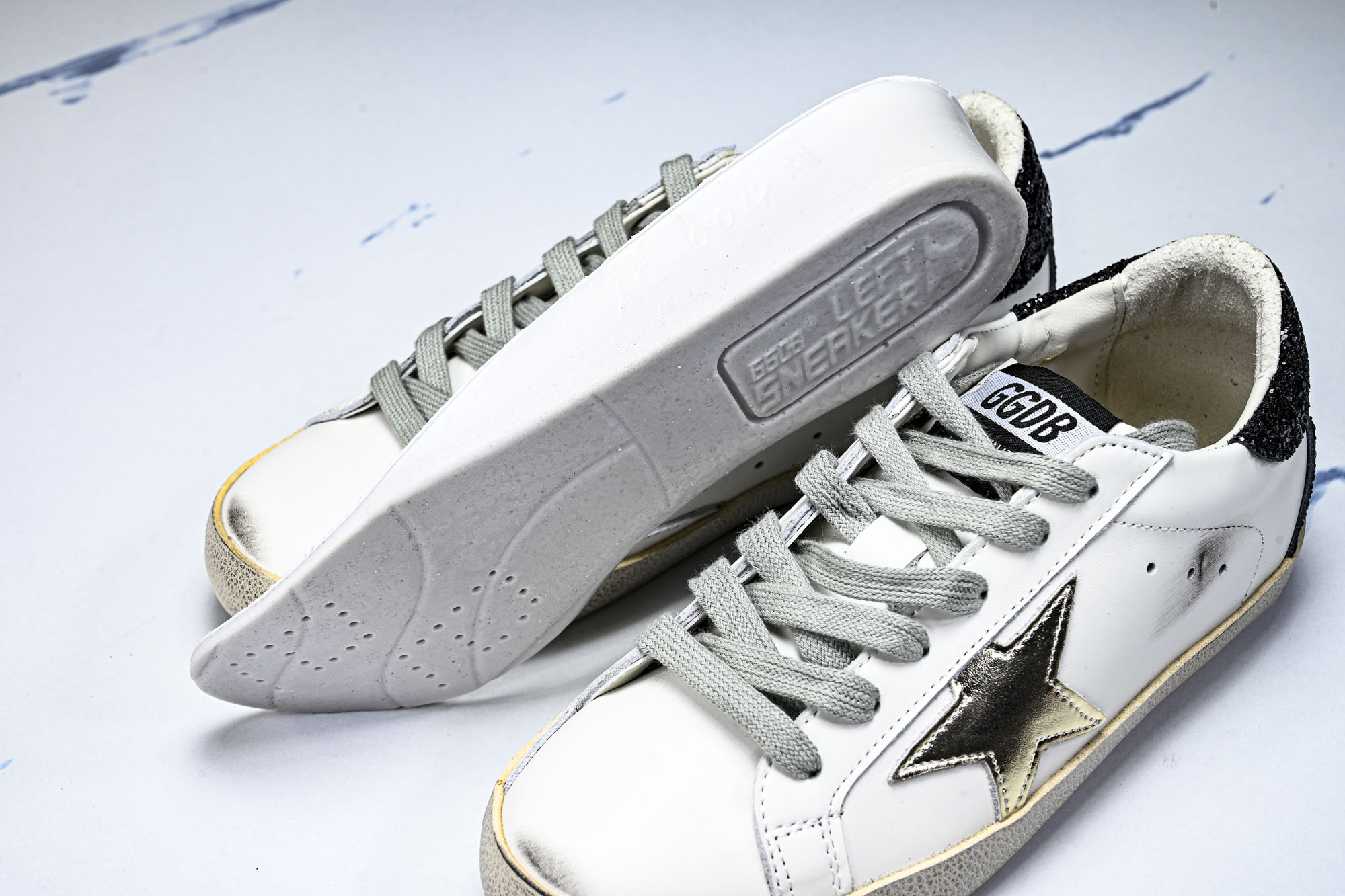 Golden Goose 男女同款Superstar星星低帮休闲鞋脏脏鞋_CM_18 #YZ006超强性