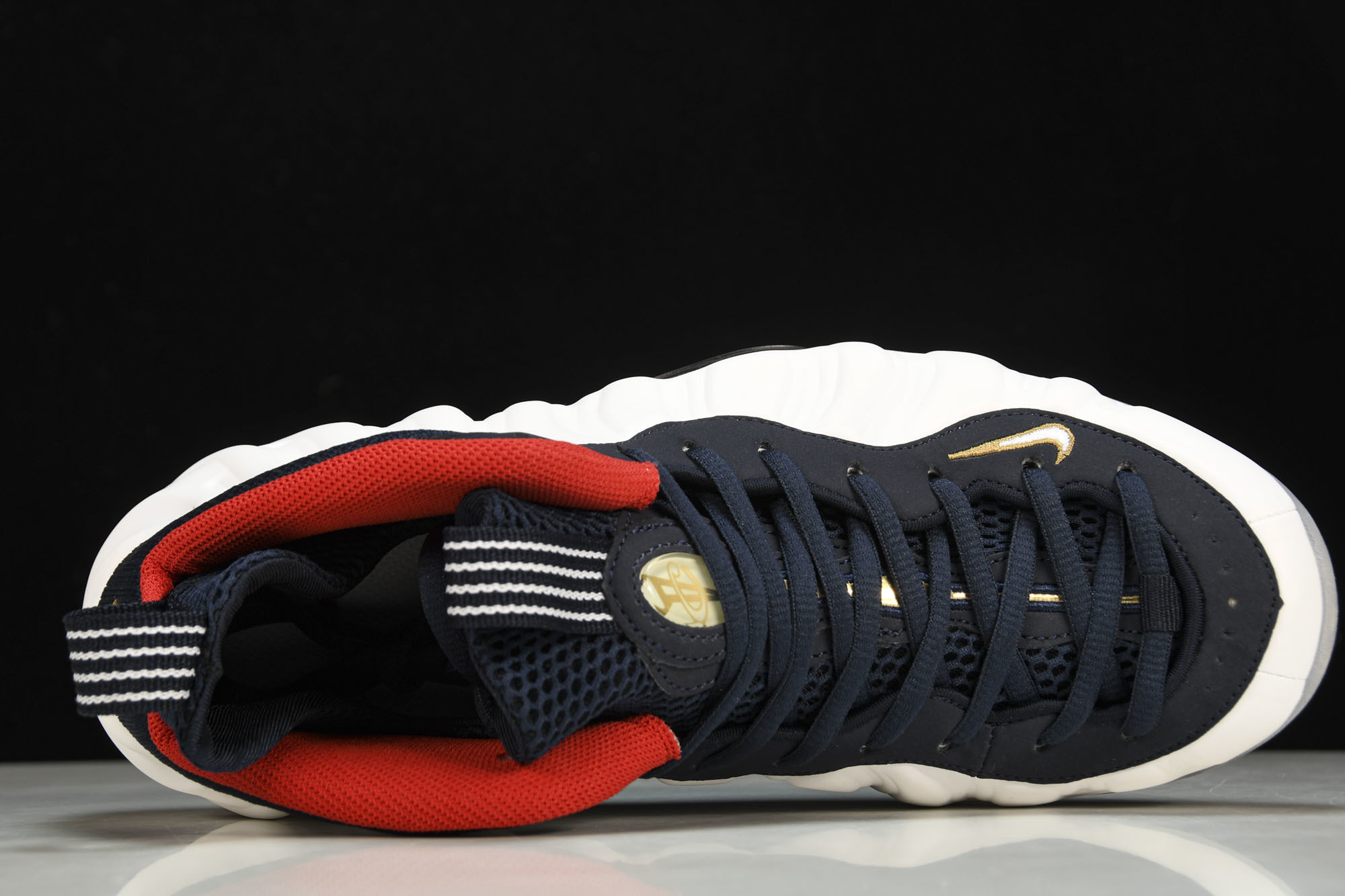 NK Air Foamposite One  白蓝喷 篮球鞋 -40038.5 39 41 42 42.