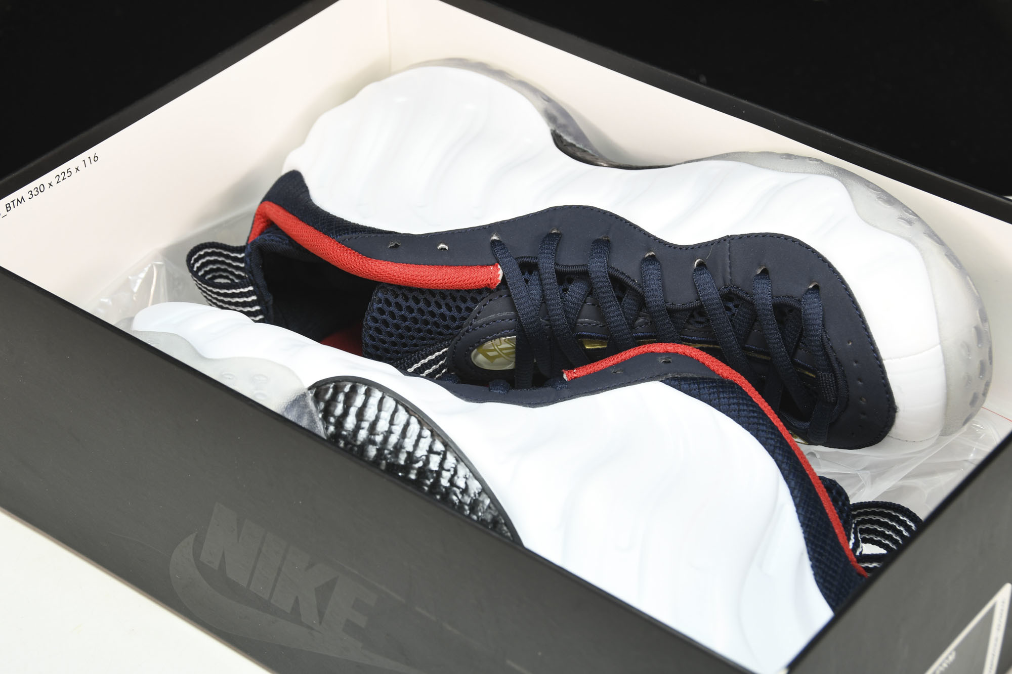 NK Air Foamposite One  白蓝喷 篮球鞋 -40038.5 39 41 42 42.